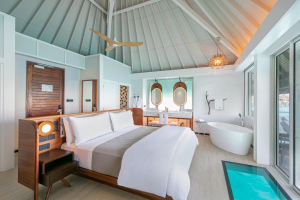 Overwater Accomodations – Overwater bungalow room